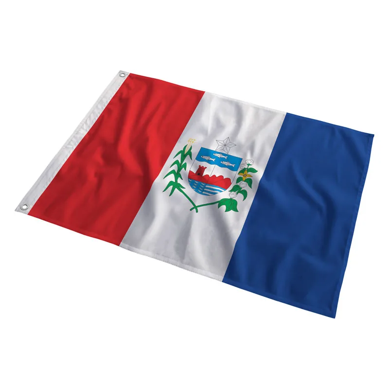 Bandeira de Alagoas tremulando