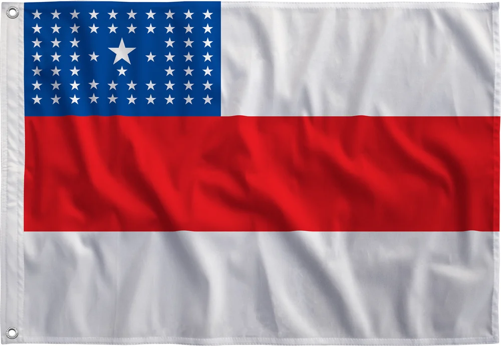 Bandeira do Amazonas estampada, vista de frente