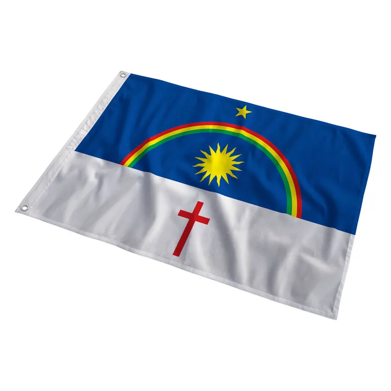 Bandeira de Pernambuco tremulando